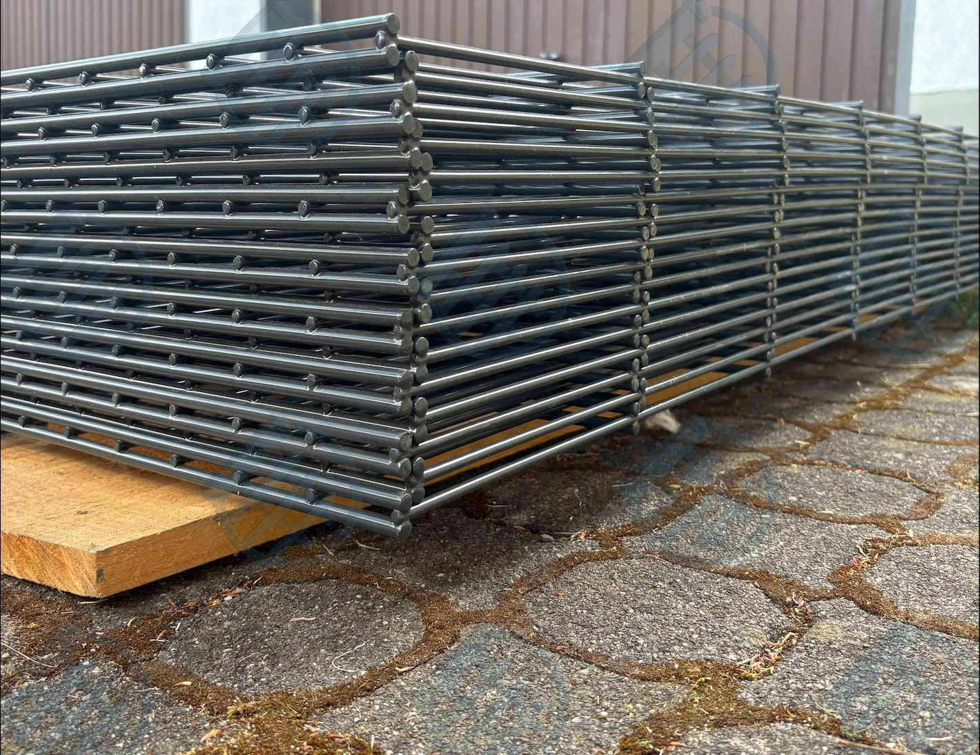 Montierter Zaun in NRW, Referenzprojekt 2