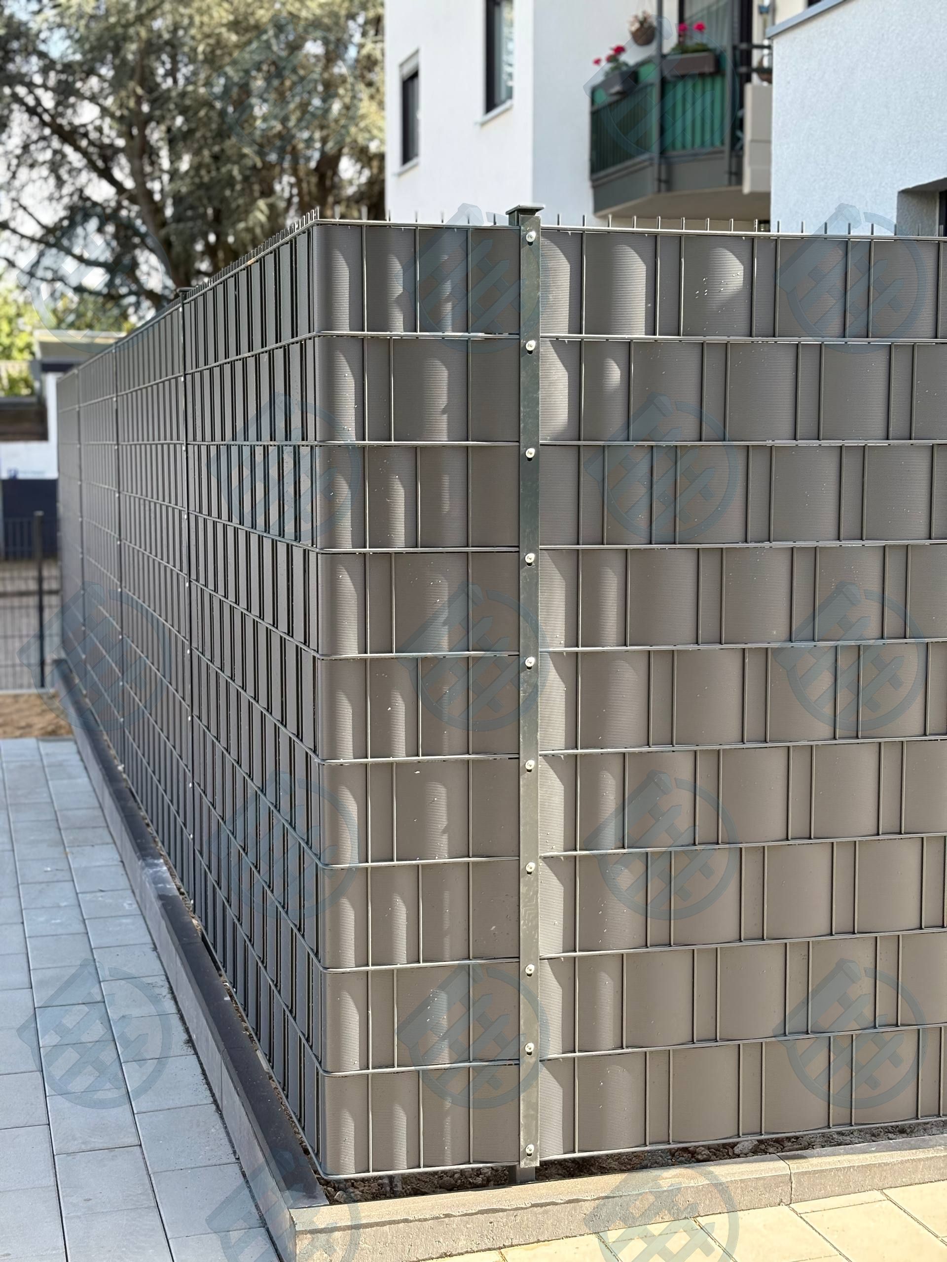 Montierter Zaun in NRW, Referenzprojekt 24